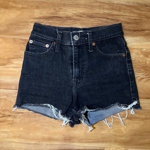 Black Levi’s shorts size 24